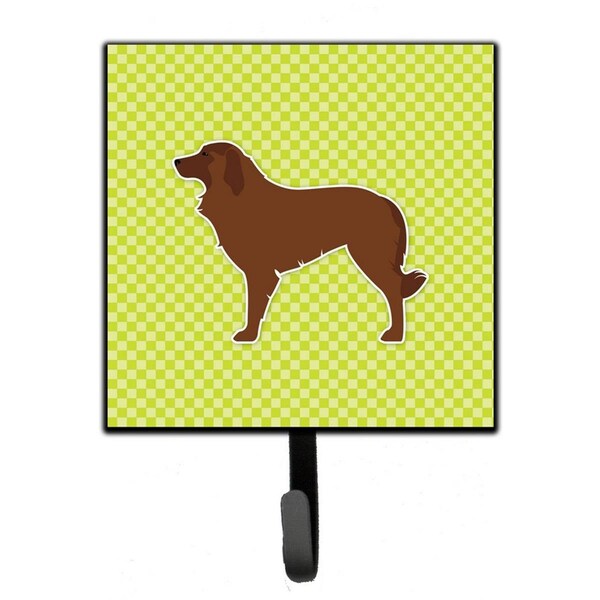 Carolines Treasures Portuguese Sheepdog Dog Checkerboard Green Leash or Key Holder BB3831SH4 - main